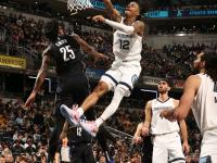 LOL直播-灰熊主场擒活塞，莫兰特独得30+15